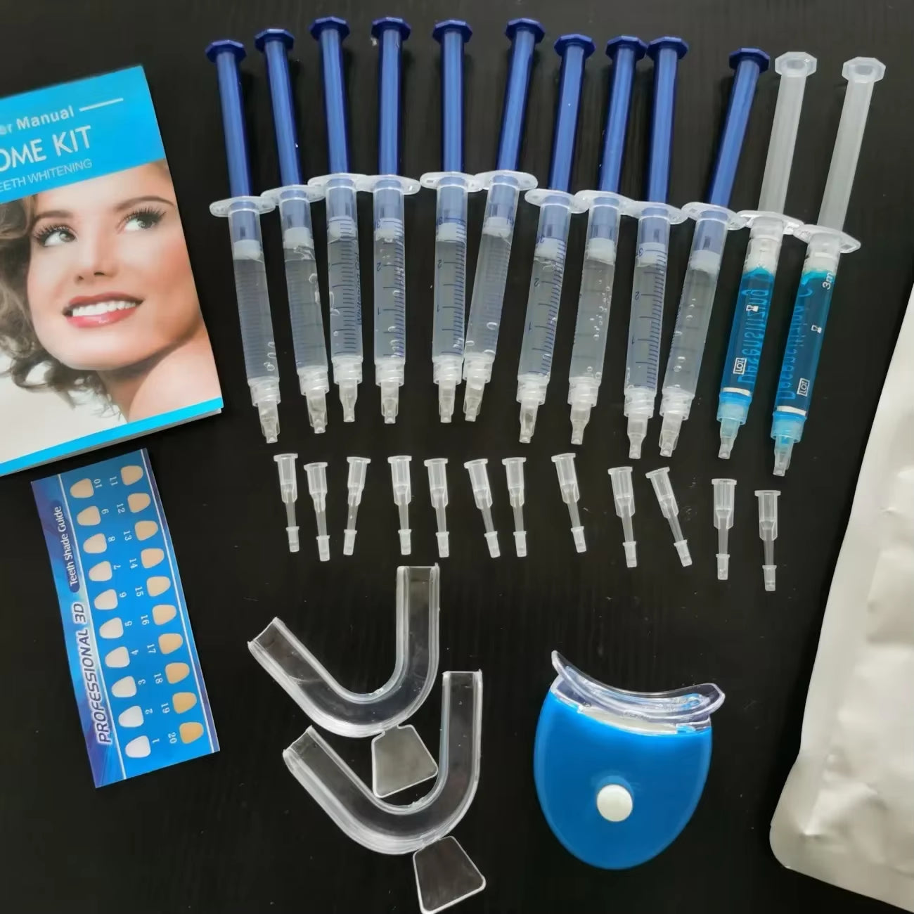 Transform Your Smile at Home!✨🌟 Get Whiter Teeth with Our 44% Peroxide Whitening Gel Kit & Brush! 🦷💖