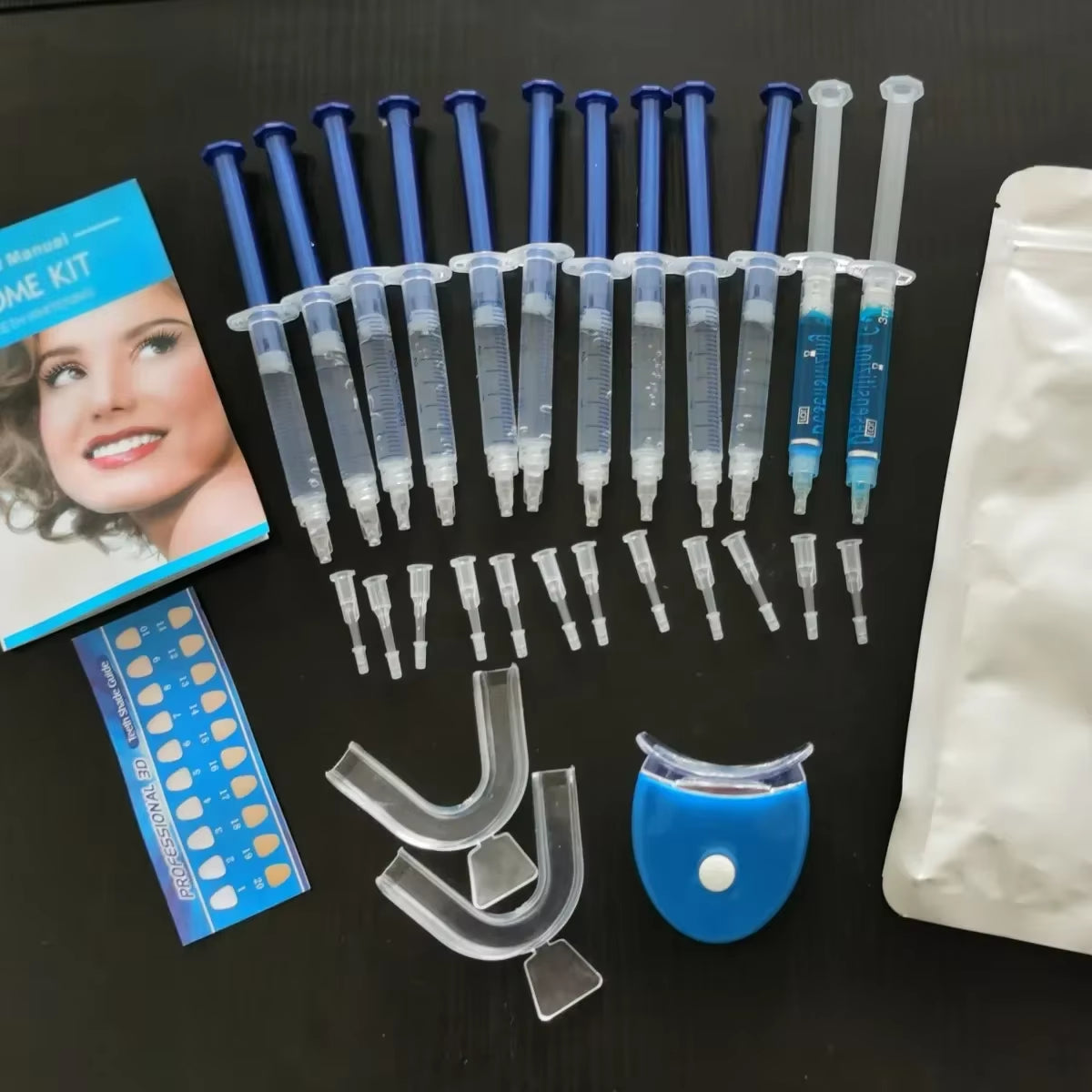 Transform Your Smile at Home!✨🌟 Get Whiter Teeth with Our 44% Peroxide Whitening Gel Kit & Brush! 🦷💖