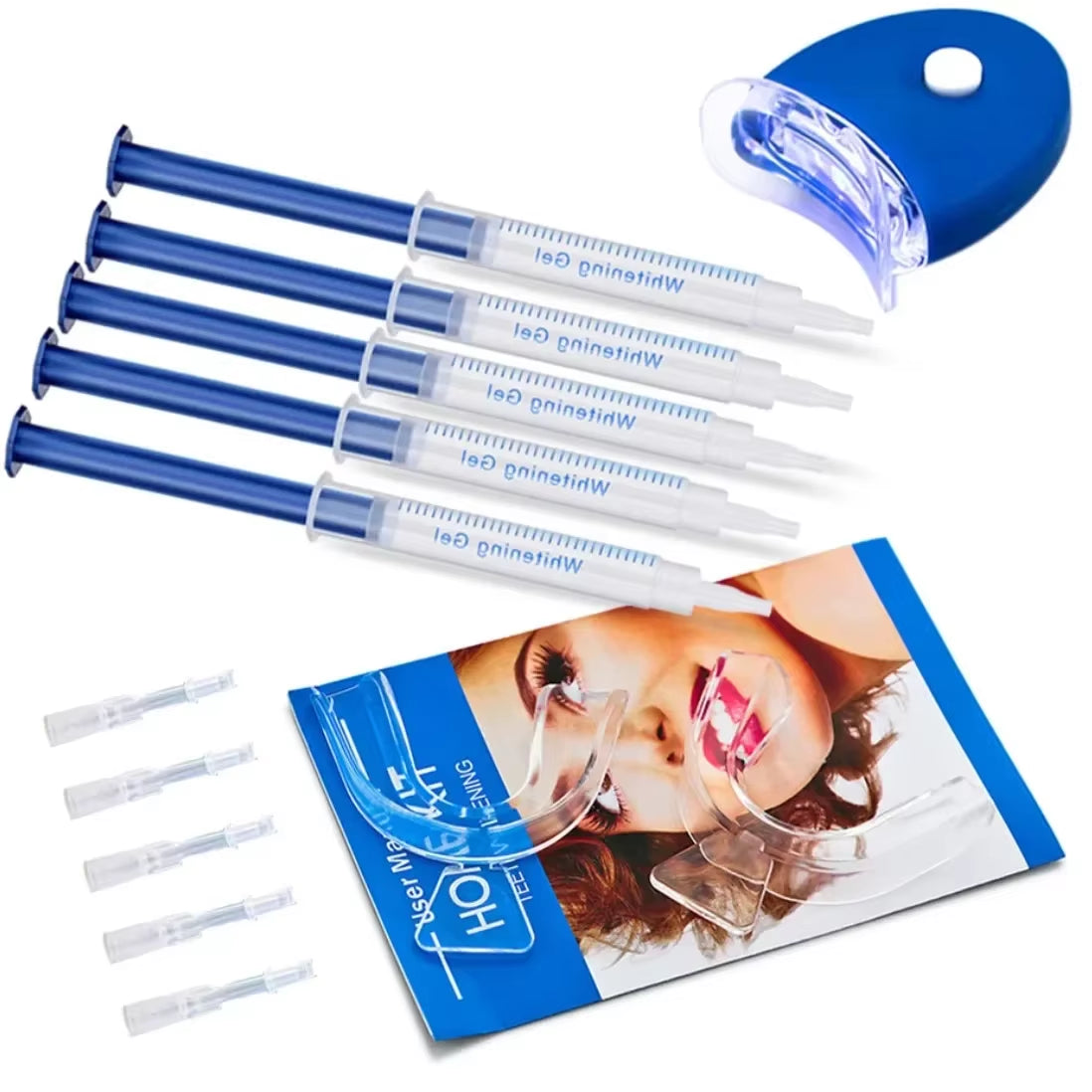 Transform Your Smile at Home!✨🌟 Get Whiter Teeth with Our 44% Peroxide Whitening Gel Kit & Brush! 🦷💖
