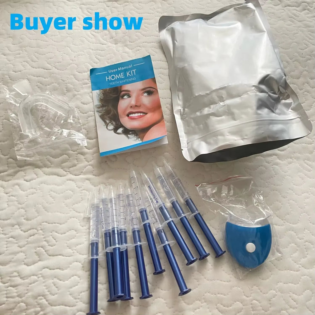 Transform Your Smile at Home!✨🌟 Get Whiter Teeth with Our 44% Peroxide Whitening Gel Kit & Brush! 🦷💖